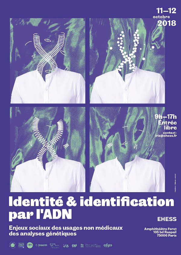 Colloque international > Identité et identification par l’ADN : enjeux sociaux des usages non médicaux des analyses génétiques – 11-12 octobre 2018