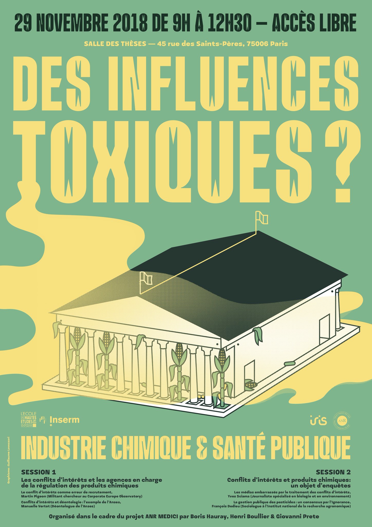 Workshop > Des influences toxiques ? Industrie chimique et santé publique - 29 novembre 2018