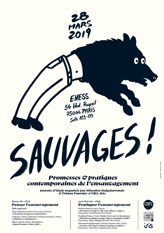 Colloque > Sauvages ! Promesses et pratiques contemporaines de l’ensauvagement - 28 mars 2019