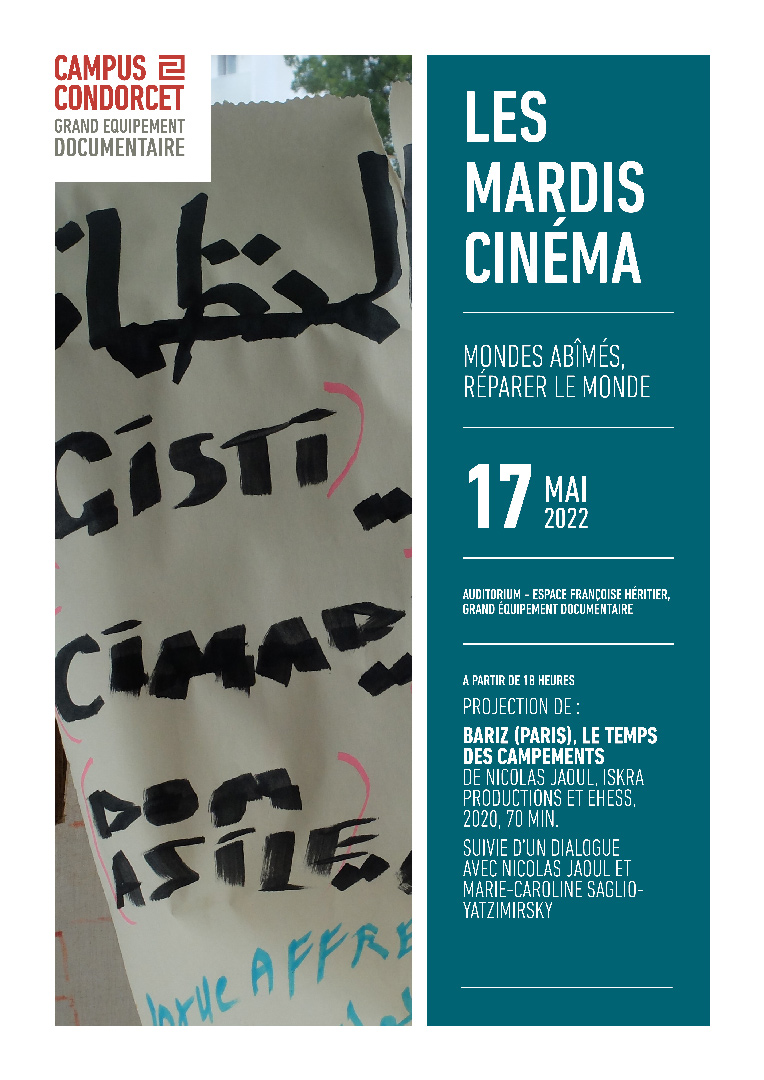 Mardis cinéma du GED > Bariz (Paris), le temps des campements – 17 mai 2022