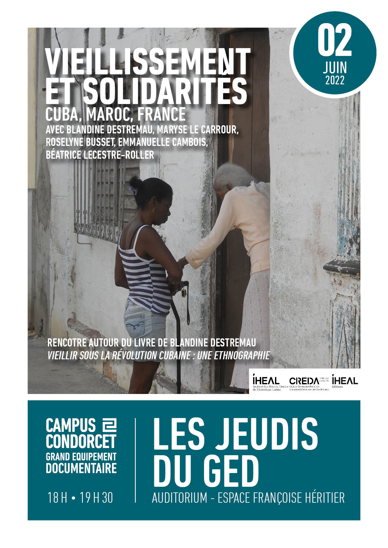 Rencontre > Vieillissement et solidarités : Cuba, Maroc, France - 2 juin 2022